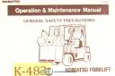 Komatsu-Komatsu Forklift, Safety Maintenance and Troubleshooting Manual 1995-General-01